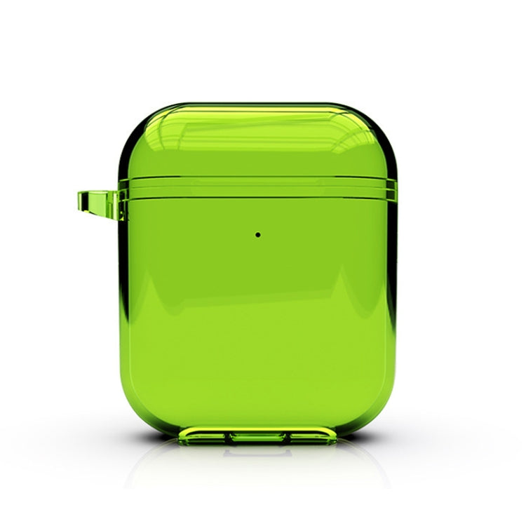 適用於蘋果 Airpods1/2 簡約熒光純色耳機套