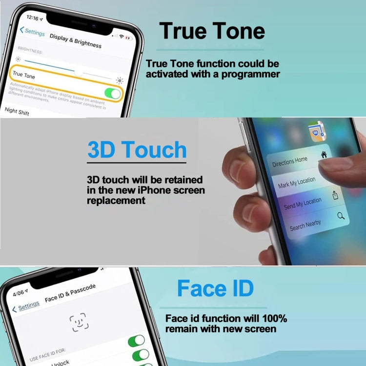 For iPhone XS Original OLED Screen