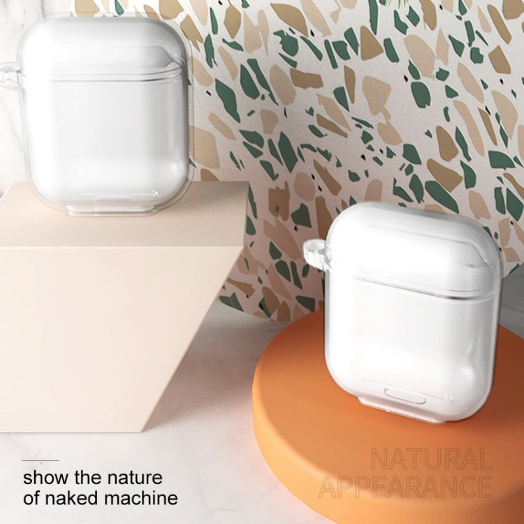 適用於  AirPods 1/2 藍牙耳機保護套戶外防塵防摔保護殼可站立TPU