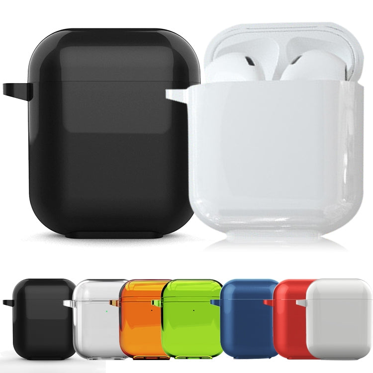 適用於  AirPods 1/2 藍牙耳機保護套戶外防塵防摔保護殼可站立TPU