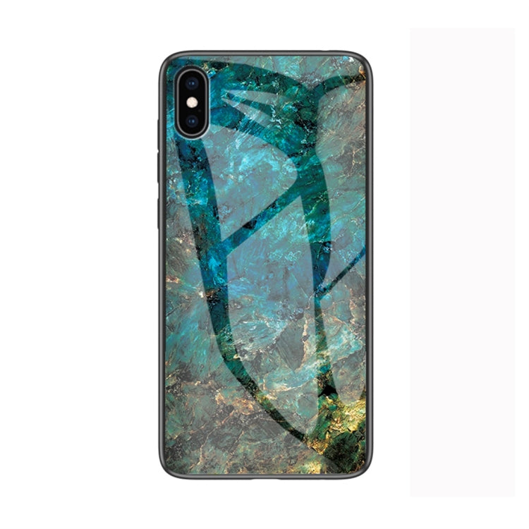 適用於iPhone X / XS 大理石玻璃殼