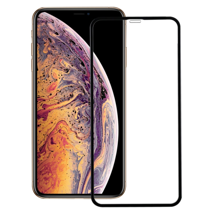 50pcs iPhone XS & X  碳纖維軟邊全屏鋼化玻璃膜