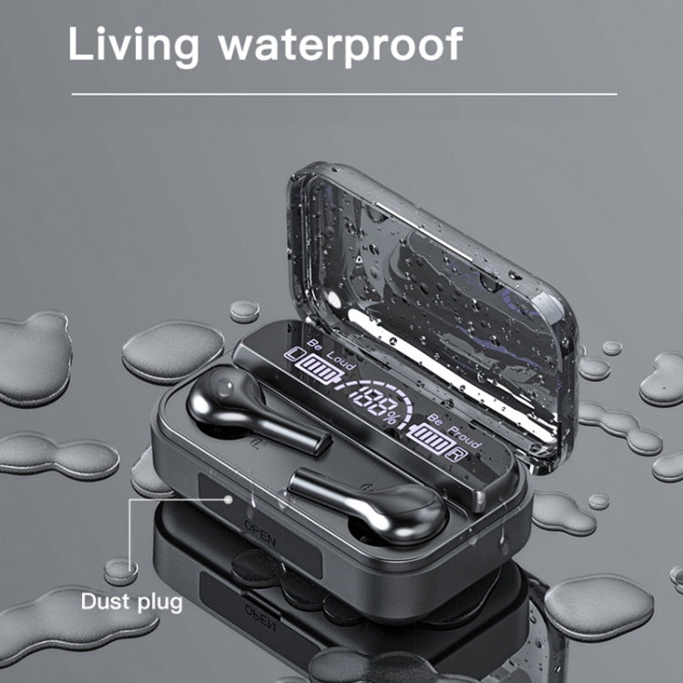 278 TWS 外部降噪觸控藍牙耳機帶充電盒，支持LED電量數顯&呼吸燈&通話&語音助手
