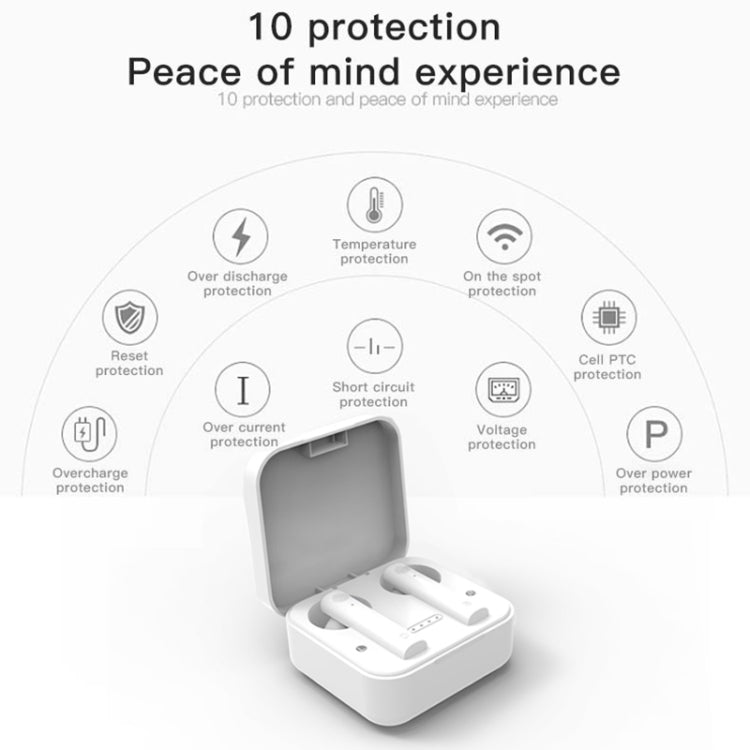 AIR2S TWS 雙麥克風語音降噪觸控藍牙耳機帶充電盒，支持燈顯&通話&語音助手&NFC