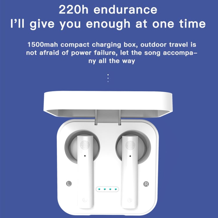 AIR2S TWS 雙麥克風語音降噪觸控藍牙耳機帶充電盒，支持燈顯&通話&語音助手&NFC