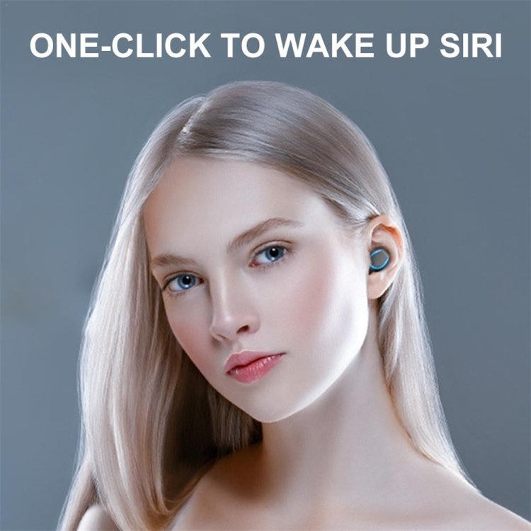 F9-5 智能降噪觸控藍牙耳機帶充電盒，支持三屏LED電量显示&高清通話&充電寶&Siri