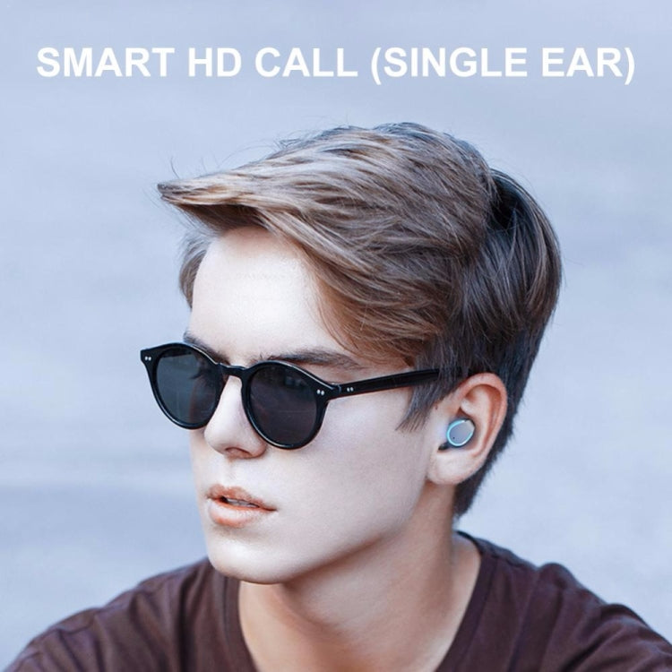 F9-5 智能降噪觸控藍牙耳機帶充電盒，支持三屏LED電量显示&高清通話&充電寶&Siri