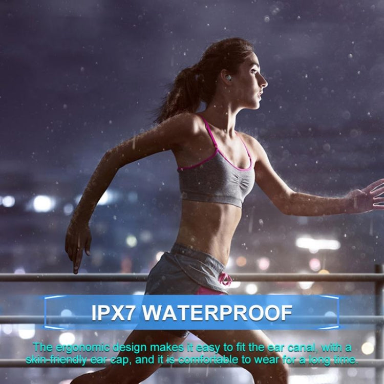 F9-8 TWS CVC8.0降噪觸控迷你藍牙耳機帶充電盒，支持三屏LED電量显示&手機支架&通話&語音助手