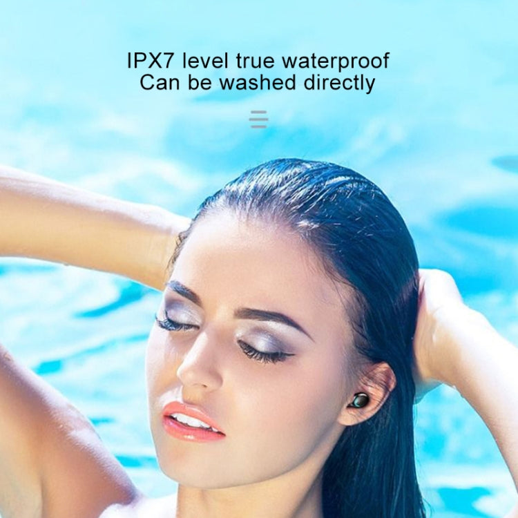 F9-5C 四條杠呼吸燈+數顯降噪藍牙耳機帶手繩