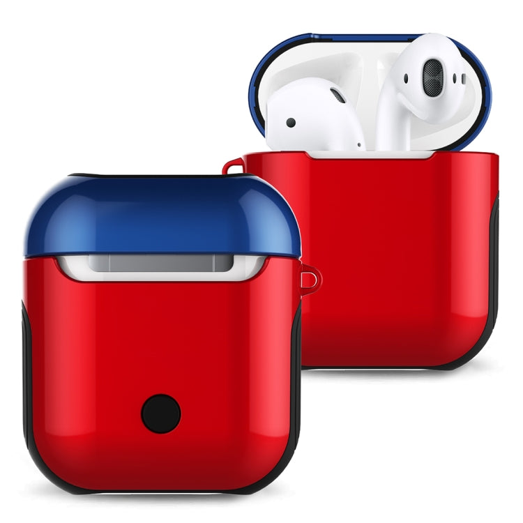 適用於蘋果 AirPods 1/2代通用 無線藍牙耳機盒光油PC保護套