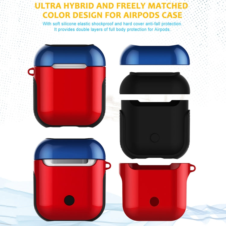 適用於蘋果 AirPods 1/2代通用 無線藍牙耳機盒光油PC保護套