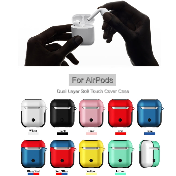 適用於蘋果 AirPods 1/2代通用 無線藍牙耳機盒光油PC保護套