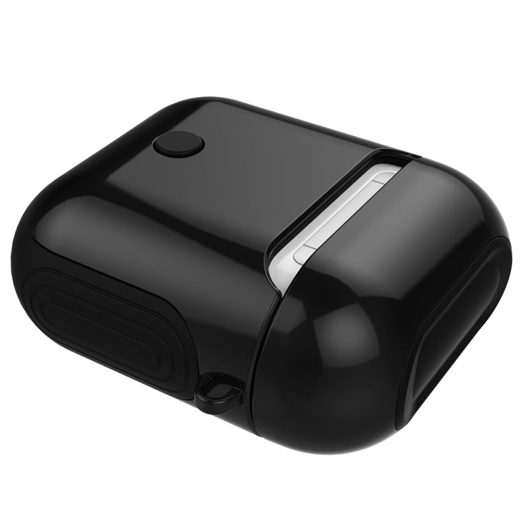 適用於蘋果AirPods 1/2代通用 無線藍牙耳機盒光油PC保護套