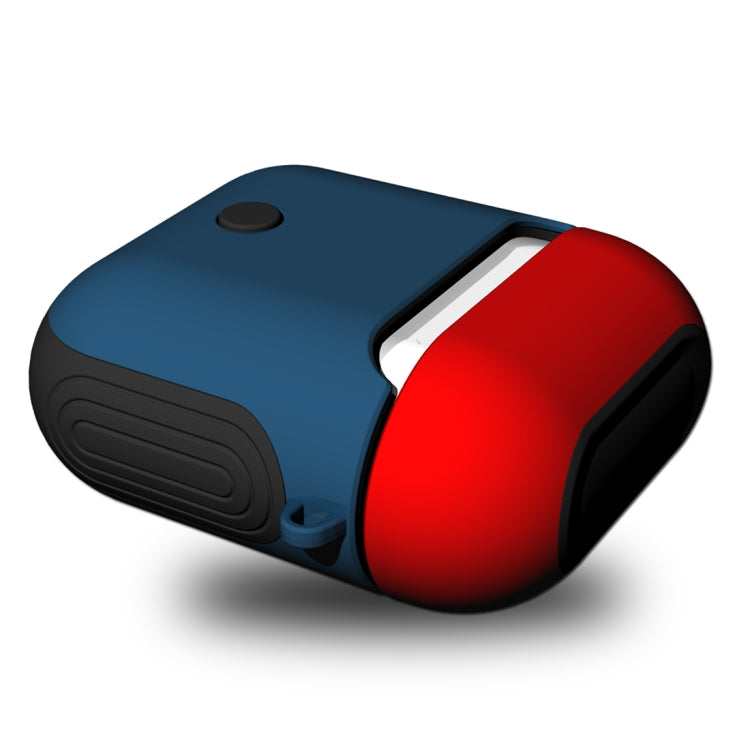 適用於蘋果 AirPods 1/2代通用 無線藍牙耳機盒磨砂橡膠漆PC保護套