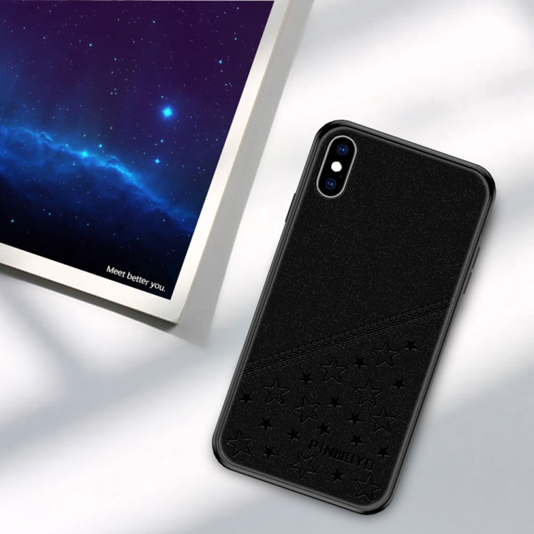 PINWUYO 幸運星系列 適用於iPhone XS / X 全包防水防摔PC+TPU+PU手機保護殼