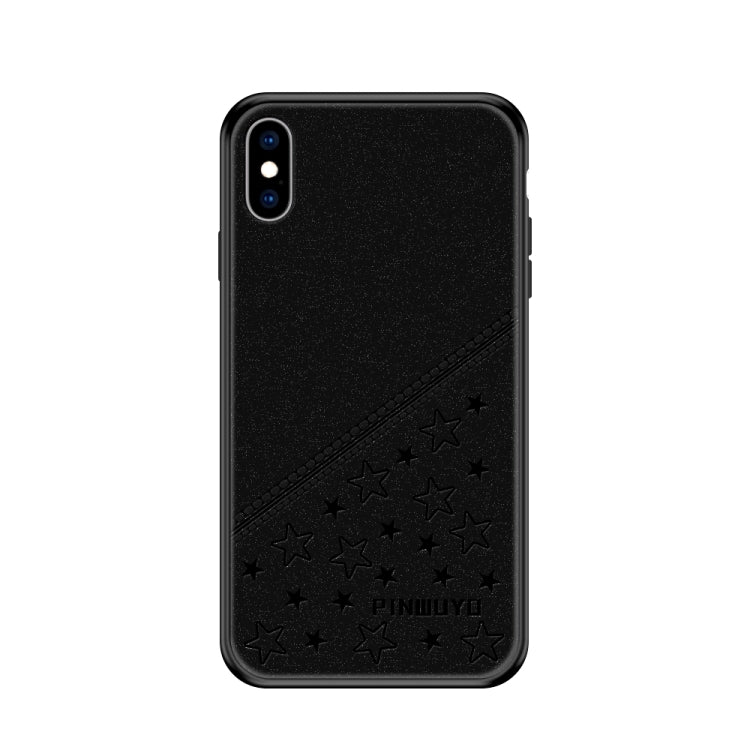 PINWUYO 幸運星系列 適用於iPhone XS / X 全包防水防摔PC+TPU+PU手機保護殼