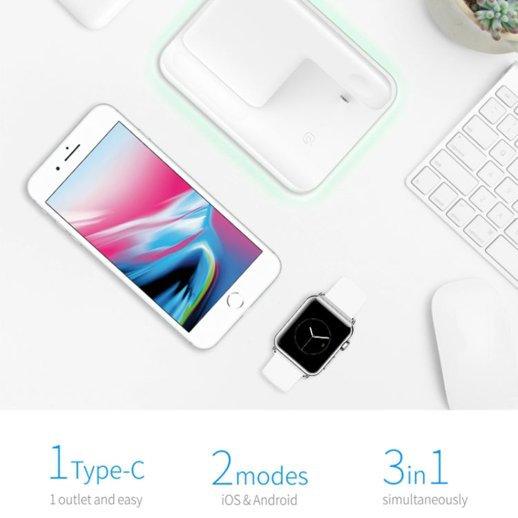 Z5 QI 立式磁吸無線充電器帶觸控環形燈，適用於手機&蘋果手錶&AirPods/小米 紅米 AirDots