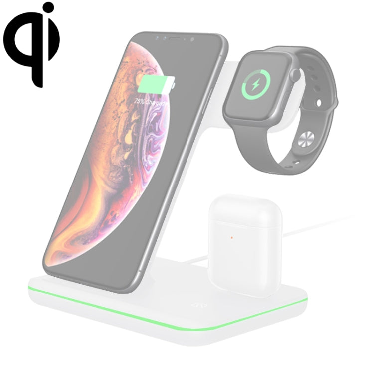 Z5 QI 立式磁吸無線充電器帶觸控環形燈，適用於手機&蘋果手錶&AirPods/小米 紅米 AirDots