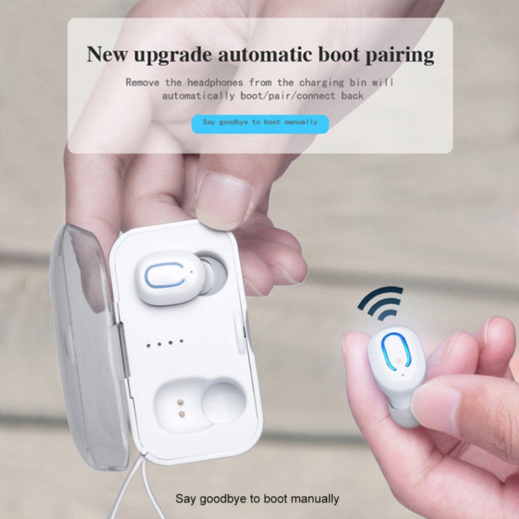 TI8S TWS炫酷藍牙耳機 帶充電倉