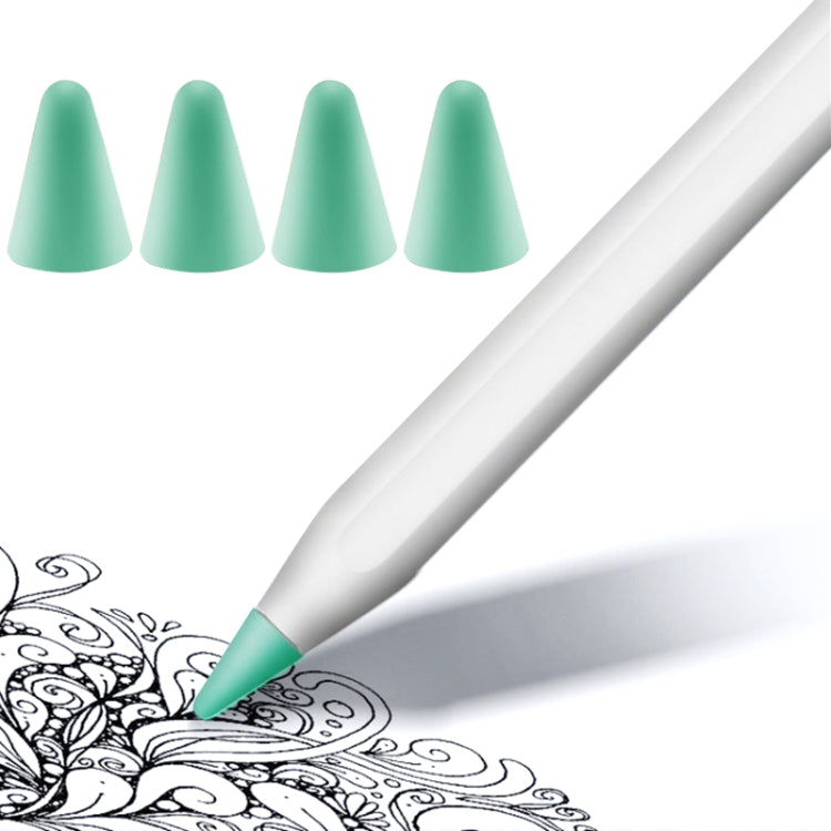 4個一賣 防滑靜音耐磨筆尖保護套 適用於Apple Pencil 1/2代通用