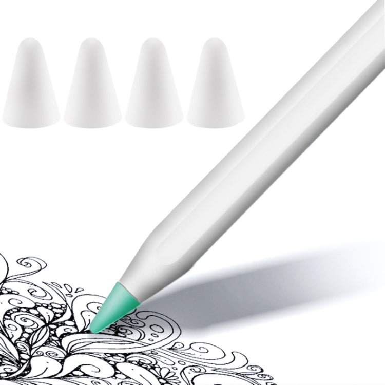 4個一賣 防滑靜音耐磨筆尖保護套 適用於Apple Pencil 1/2代通用