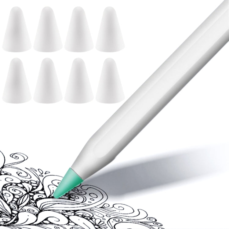 8個一賣 防滑靜音耐磨筆尖保護套 適用於Apple Pencil 1/2代通用