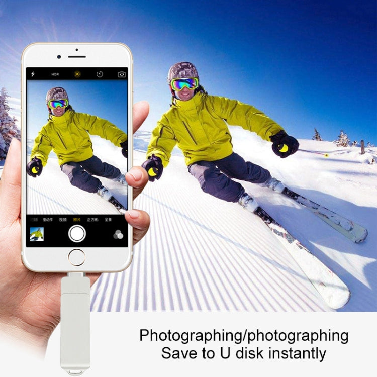 S31 3合一 8GB Mirco USB 2.0 + Type-C + 8 Pin 接口金屬旋轉U盤 , 8GB