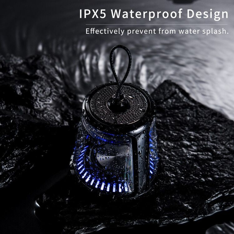 JUSTNEED TWS 防水藍牙小音箱，內置高清麥克風，支持免提通話