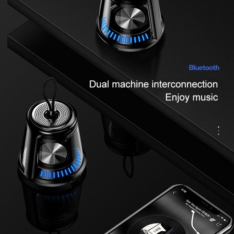 JUSTNEED TWS 防水藍牙小音箱，內置高清麥克風，支持免提通話