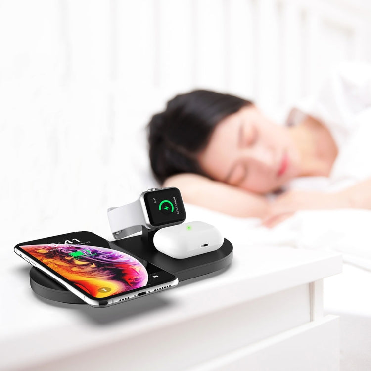 A04 3合一多功能Qi標準無線充電器 適用於手機 & iWatch & AirPods