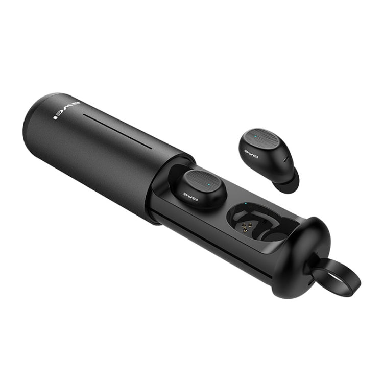 awei T55 TWS V5.0運動藍牙耳機 帶便攜式充電倉