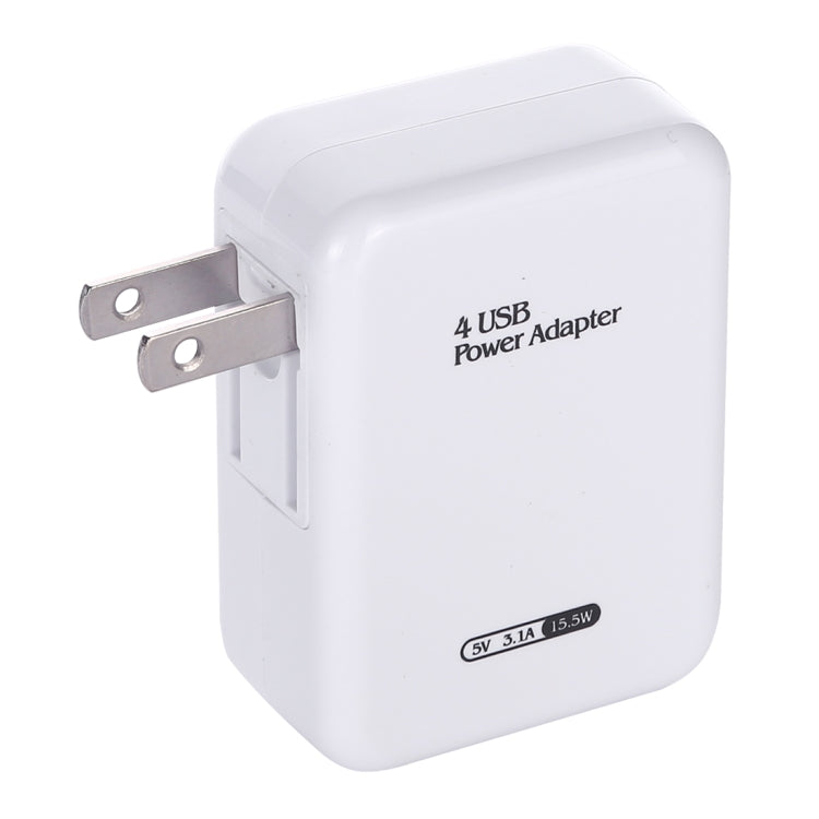 HT-CD03 15.5W 5V 3.1A 4個USB接口壁式充電器旅行充，美規