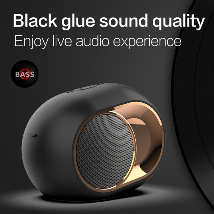X6 TWS 5W 戶外防水重低音無線藍牙音箱 支持免提通話/USB/AUX/TF卡