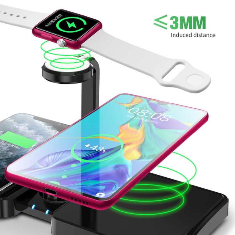 K04 4合一 10W Qi標準無線充電器 適用於手機 & iWatch & AirPods