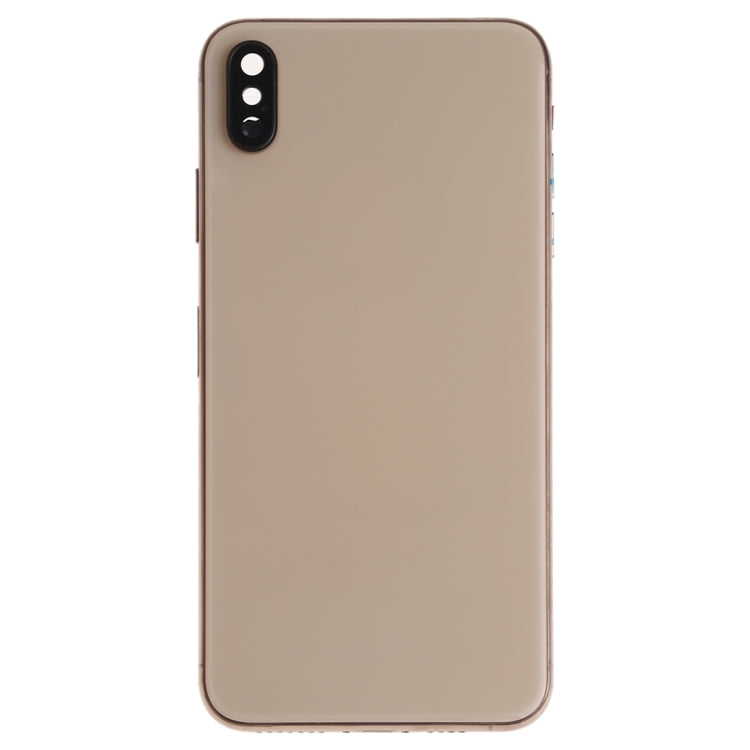 適用於iPhone XS 替換后蓋總成帶邊鍵&無線充電模塊&開機音量排線&卡托&馬達&喇叭&信號排線&相圈