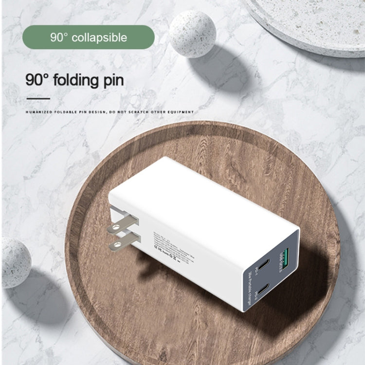 WLX-X3 36W 90度可摺疊插腳便攜式多功能USB充電器 美規