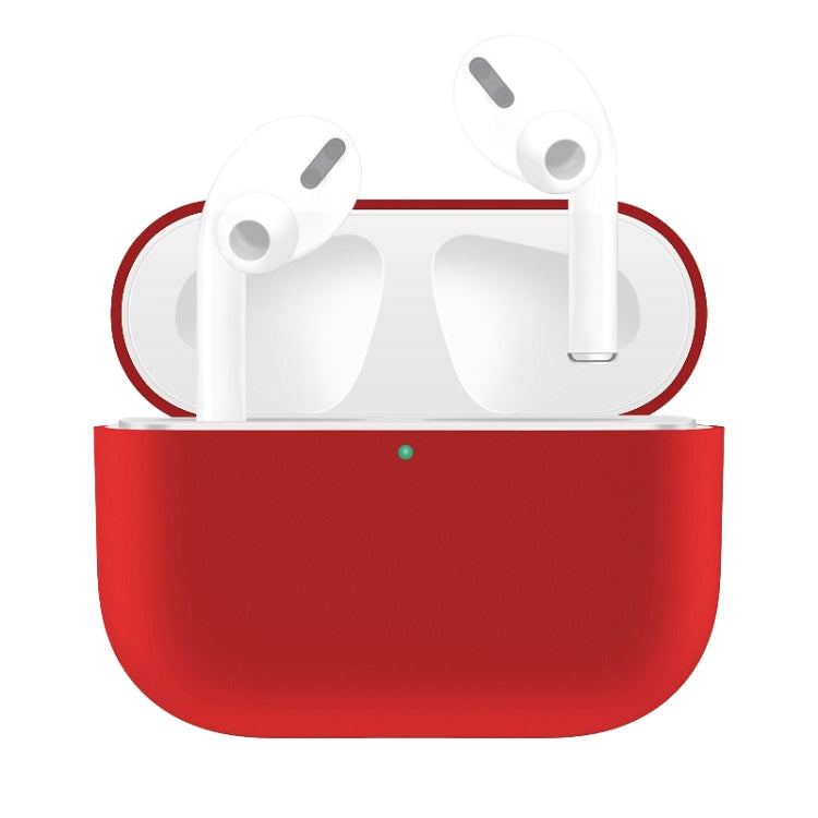 適用於AirPods Pro 純色硅膠耳機保護套