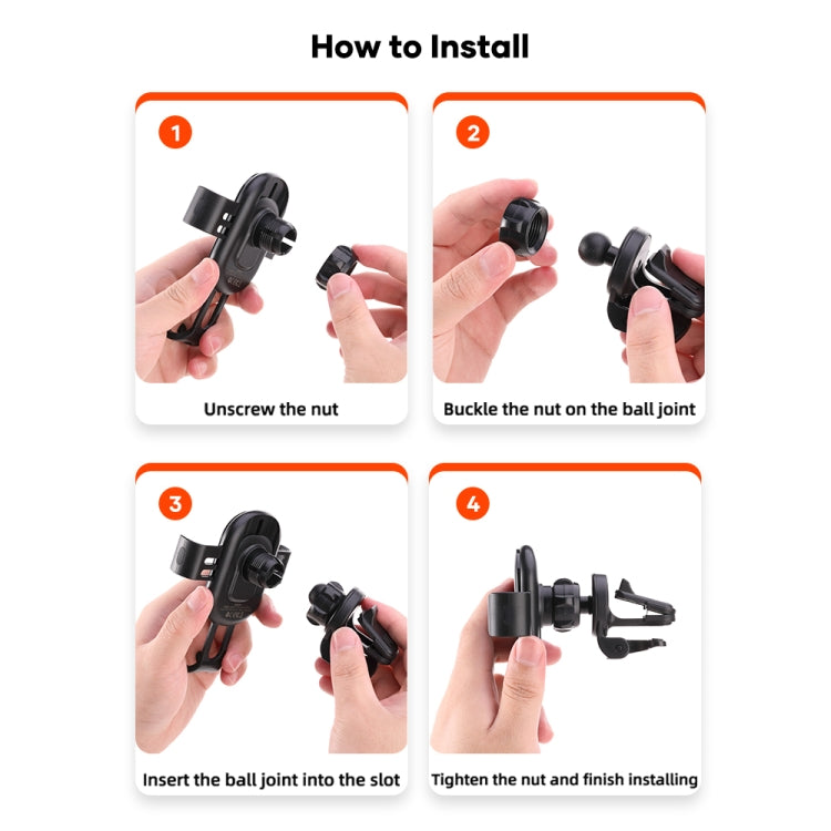 ROCK W31 車載無線充出風口支架