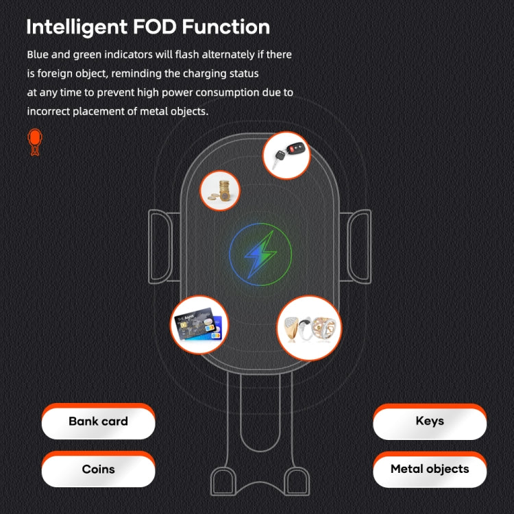 ROCK W31 車載無線充出風口支架