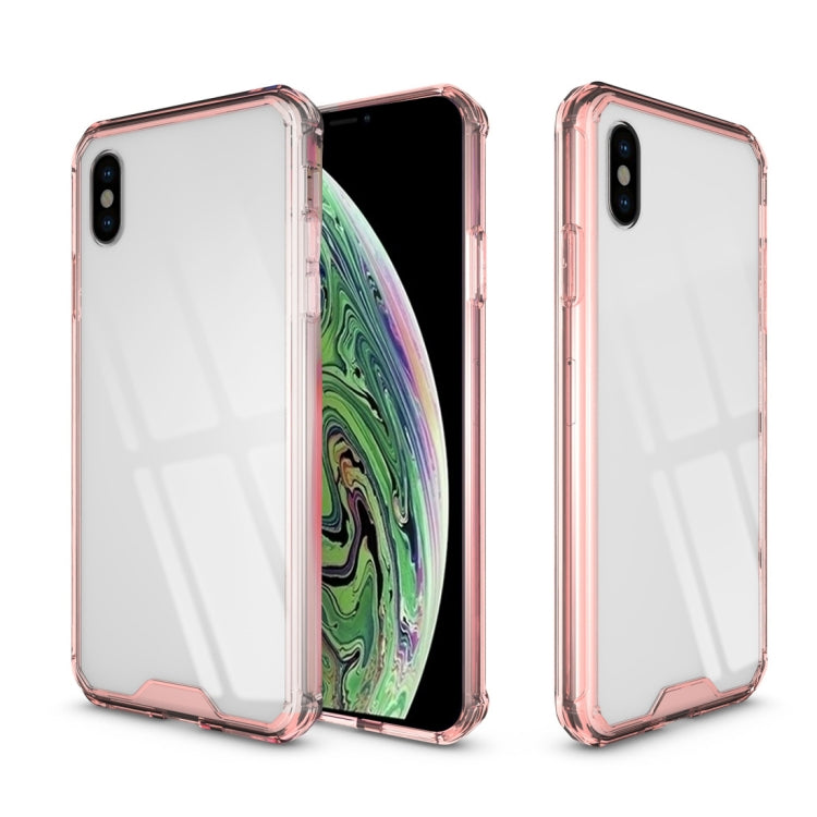 適用於iPhone XS Max  6.5英寸 亞克力+TPU防摔透明鎧甲保護殼