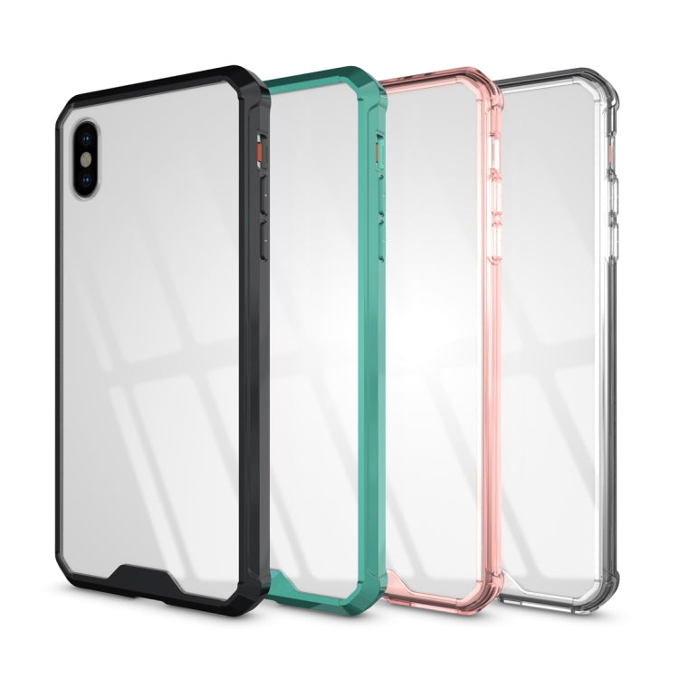 適用於iPhone XS Max  6.5英寸 亞克力+TPU防摔透明鎧甲保護殼