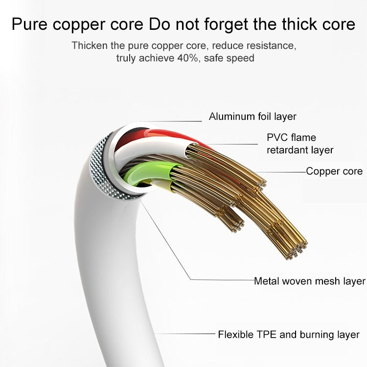 1.7米 適用於蘋果二代5 Pin 轉 Type-C 充電線