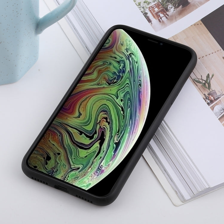 適用於iPhone XS / X 純色液態硅膠手感TPU防摔保護殼