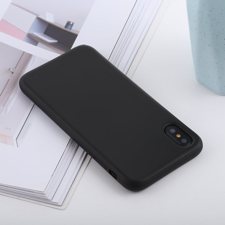 適用於iPhone XS / X 純色液態硅膠手感TPU防摔保護殼