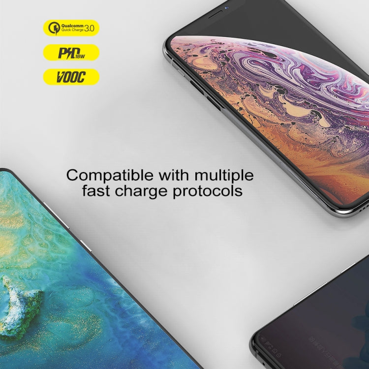 awei C-980 18W PD USB-C + QC 3.0 USB接口 快速充電旅行充，歐規