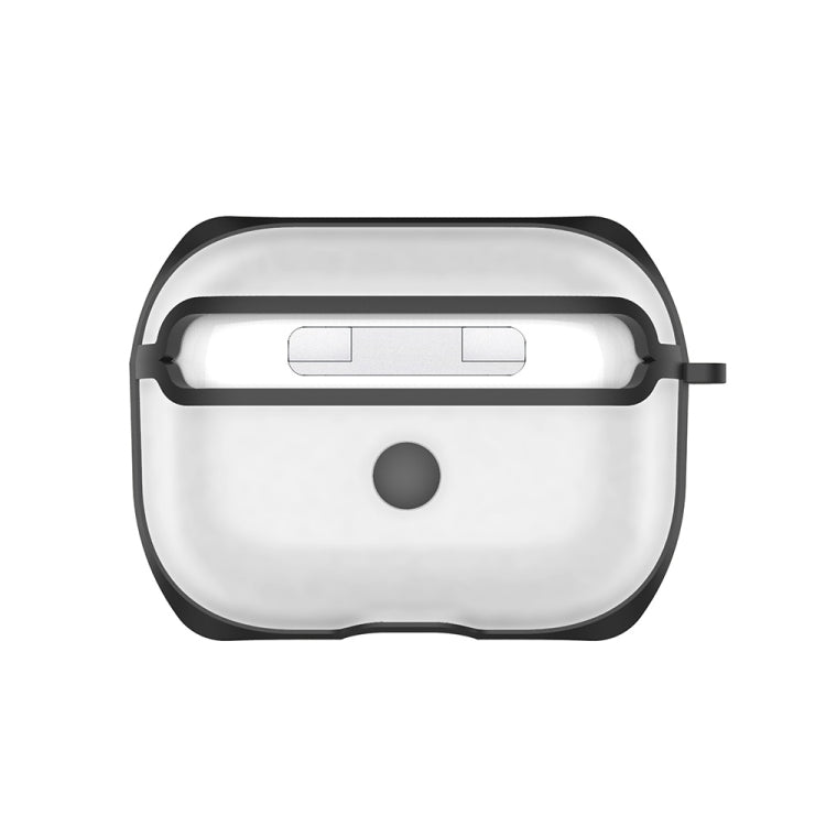 APC001 適用於AirPods Pro PC + TPU 透明耳機保護套帶掛鈎