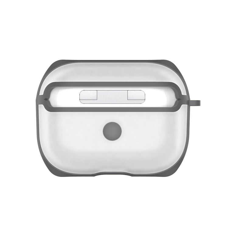 APC001 適用於AirPods Pro PC + TPU 透明耳機保護套帶掛鈎