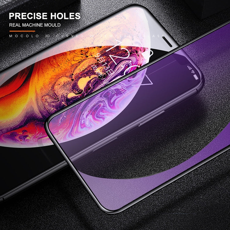 mocolo 適用於iPhone 11 Pro / XS / X 0.33mm 9H 3D全屏防藍光鋼化玻璃保護膜
