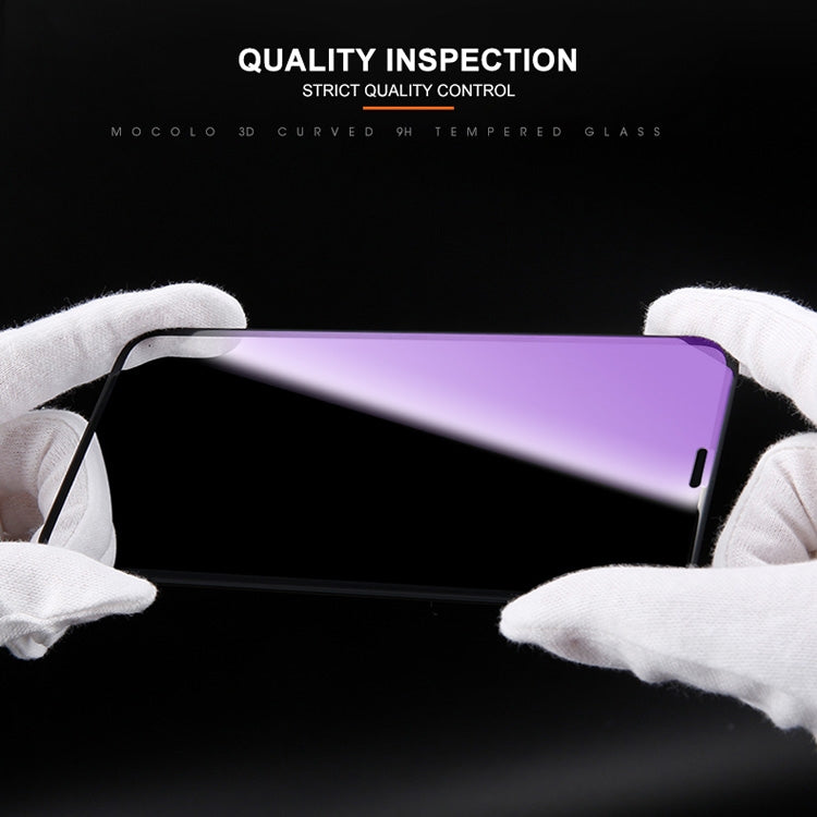 mocolo 適用於iPhone 11 Pro / XS / X 0.33mm 9H 3D全屏防藍光鋼化玻璃保護膜
