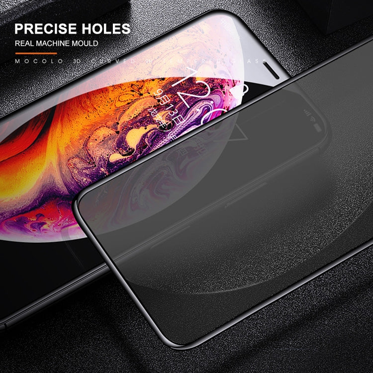 mocolo 適用於iPhone 11 Pro / XS / X 0.33mm 9H 3D全屏防窺鋼化玻璃保護膜